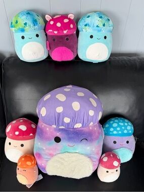 Mushroom Squishmallow Lot